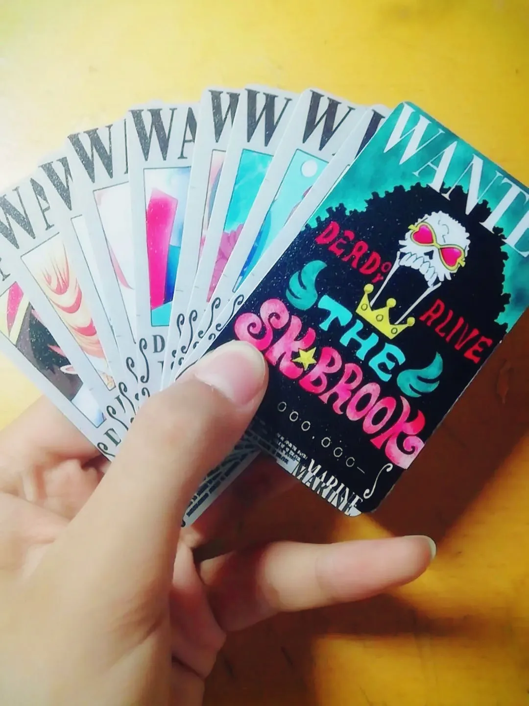 10 шт./партия одна штука желанная кристальная карта Luffy Zoro Nami Brook соломенная шляпа