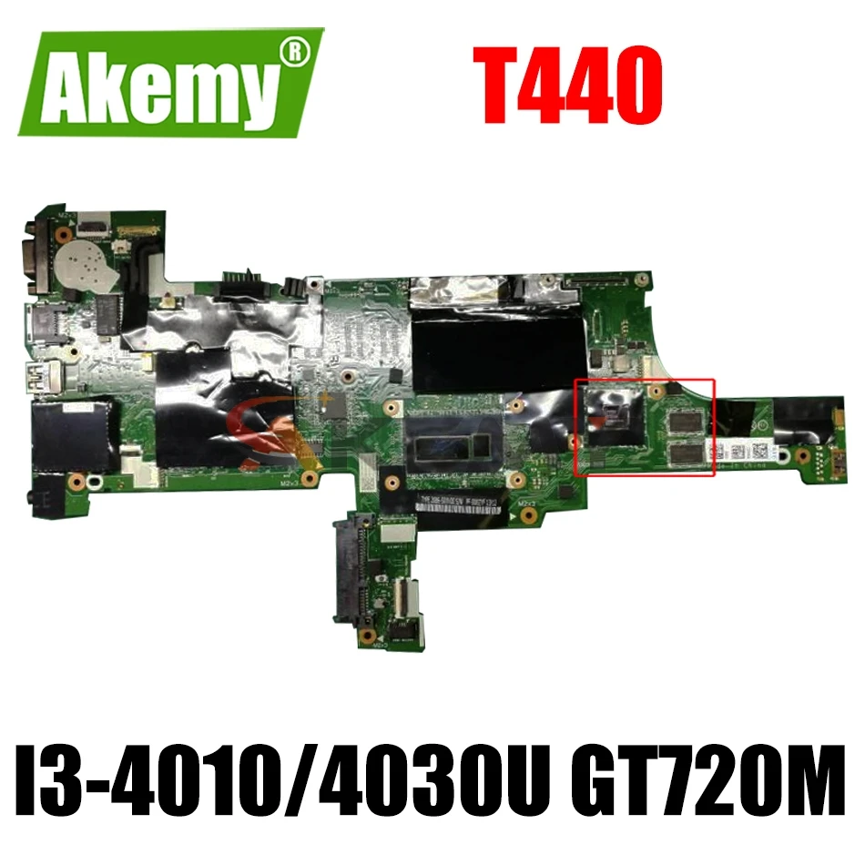 Материнская плата для ноутбука Lenovo Thinkpad T440 VIVL0 NM A101 CPU I3 4010/4030U GPU GT720M 100% полностью