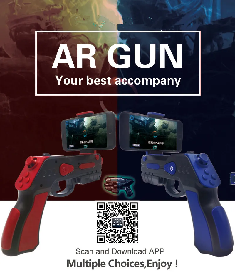 

Умный креативный AR-пистолет для игр, забавная игра с Bluetooth управлением, спортивные пневматические пушки для страйкбола, многопользовательс...