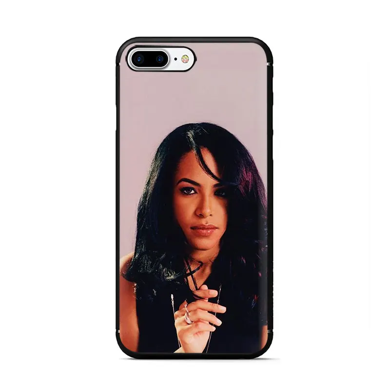 Aaliyah мягкий чехол для телефона для девочки iPhone 5 5S 6 6S Plus 7 8 Plus X XR XS 11 Pro Max - Цвет: B7