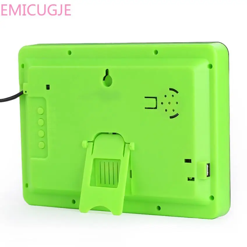 Русский Настольный светодиодный цифровые часы с календарем современный дизайн