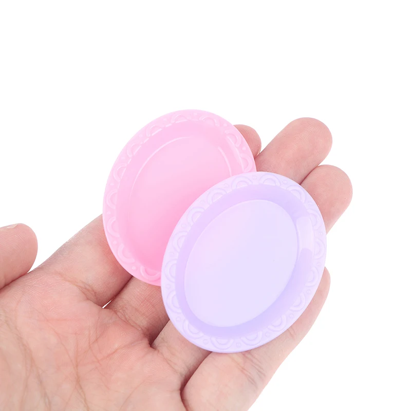 

5 шт./лот мини-блюда, посуда, Миниатюрные аксессуары для кукольного домика, подносы для кукольного домика, тарелки, кухонные игрушки для куко...