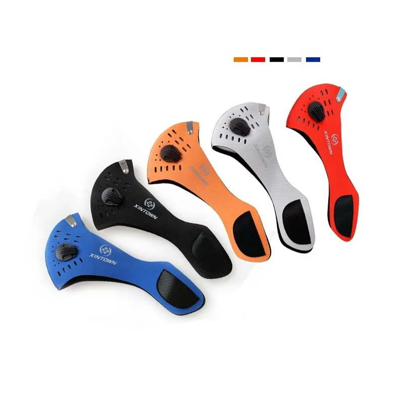 PM2.5 анти-хлопковый фильтр активированный уголь Пыленепроницаемая велосипедная маска для лица анти-загрязнения велосипедная маска для тренировок на открытом воздухе