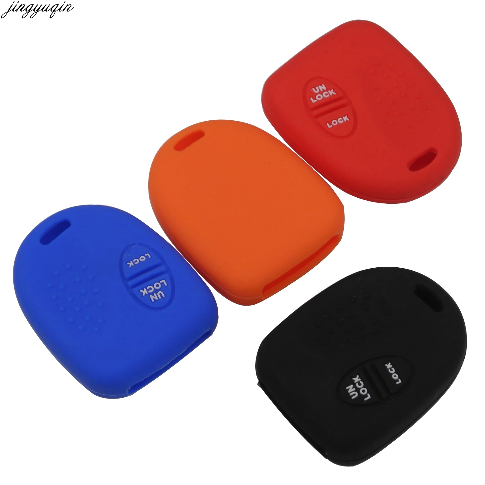 Силиконовый 2 кнопки Автомобильный Брелок дистанционного управления с ключом