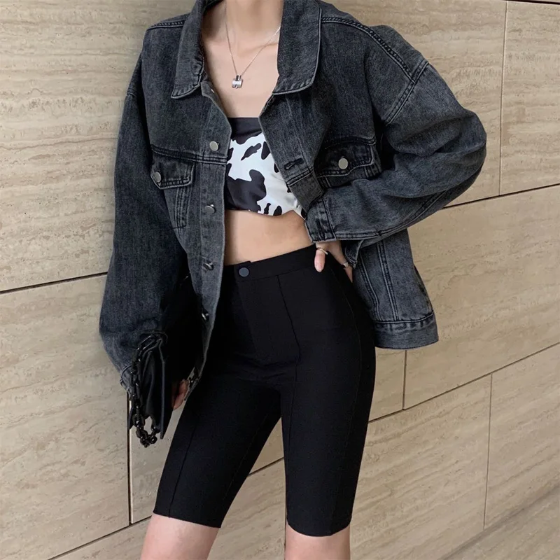 

Summer women's pants casual solid color high waist slim pants