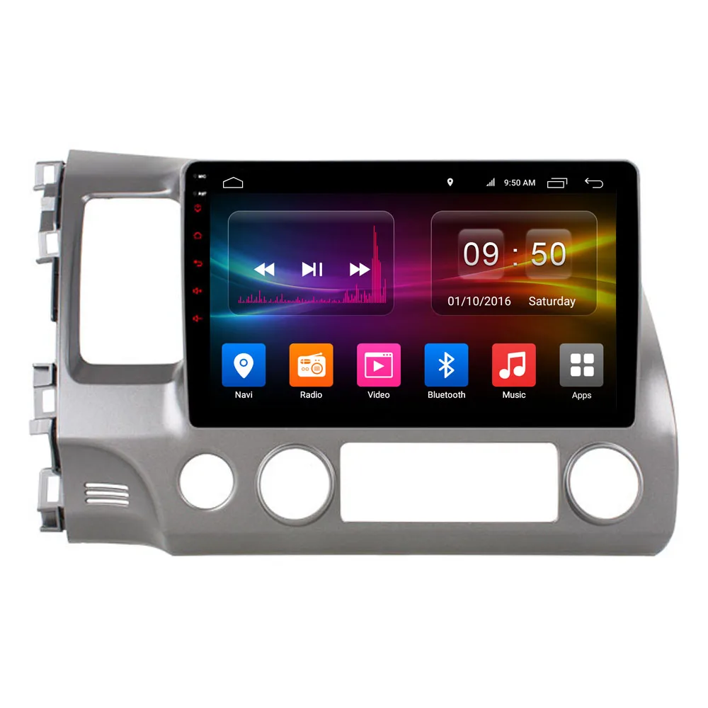 Автомагнитола RoverOne для Honda Civic 2006-2011 Android 9 0 стерео GPS-навигация Центральный
