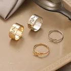 Парные кольца для влюбленных в винтажном стиле с изображением змеи, золотого и серебряного цвета, парные кольца 2021 с изображением динозавра, бабочки, мужские и женские кольца, 2 шт.