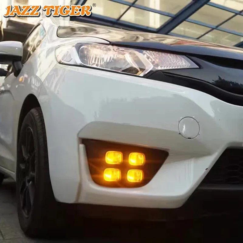 

For Honda Fit 2014 2015 2016 Jazz No-error Daytime Running Light LED DRL Fog Lamp Driving Lamp Car Styling
