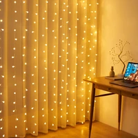 led string lights garland curtain lamp for room new years wedding christmas lights decorations home festoon decor fairy lights