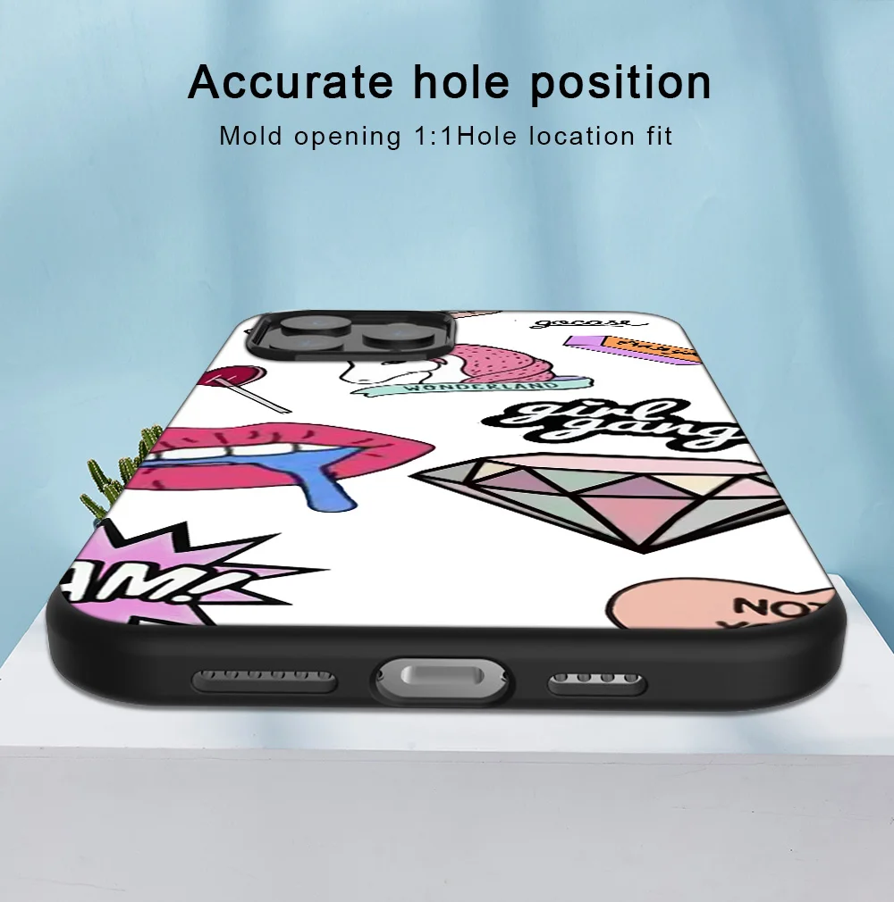 

Cartoon Unicorn Case For iPhone 12 Pro 11 Pro Max SE 2020 X XR XS 7 8 6s Plus Phone Cases Matte Black TPU Soft Cover Coque Capa