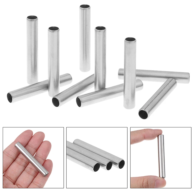 

Professional Cartridge Tube Tattoo Supplies 10Pcs/Set Tattoo Back Stem Tube Stainless Steel Tubes For Machine Gun Grip Screw