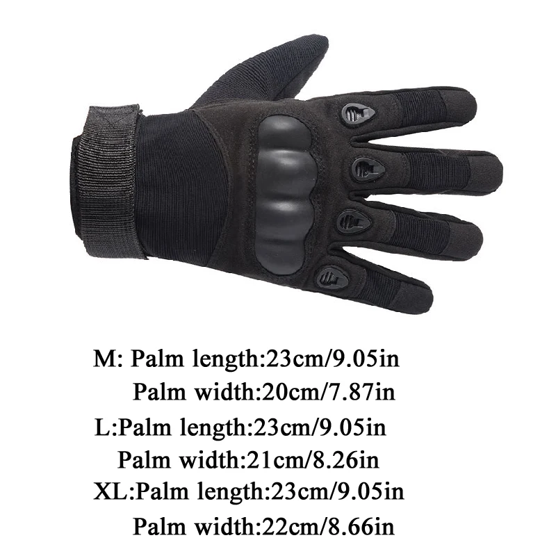 

Outdoor Riding Cycling Gloves Men Full Finger Gloves Anti-Skid Army Military Mittens Tactical Fitness Hiking Gloves 1 Pairs