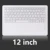 12 INCH white