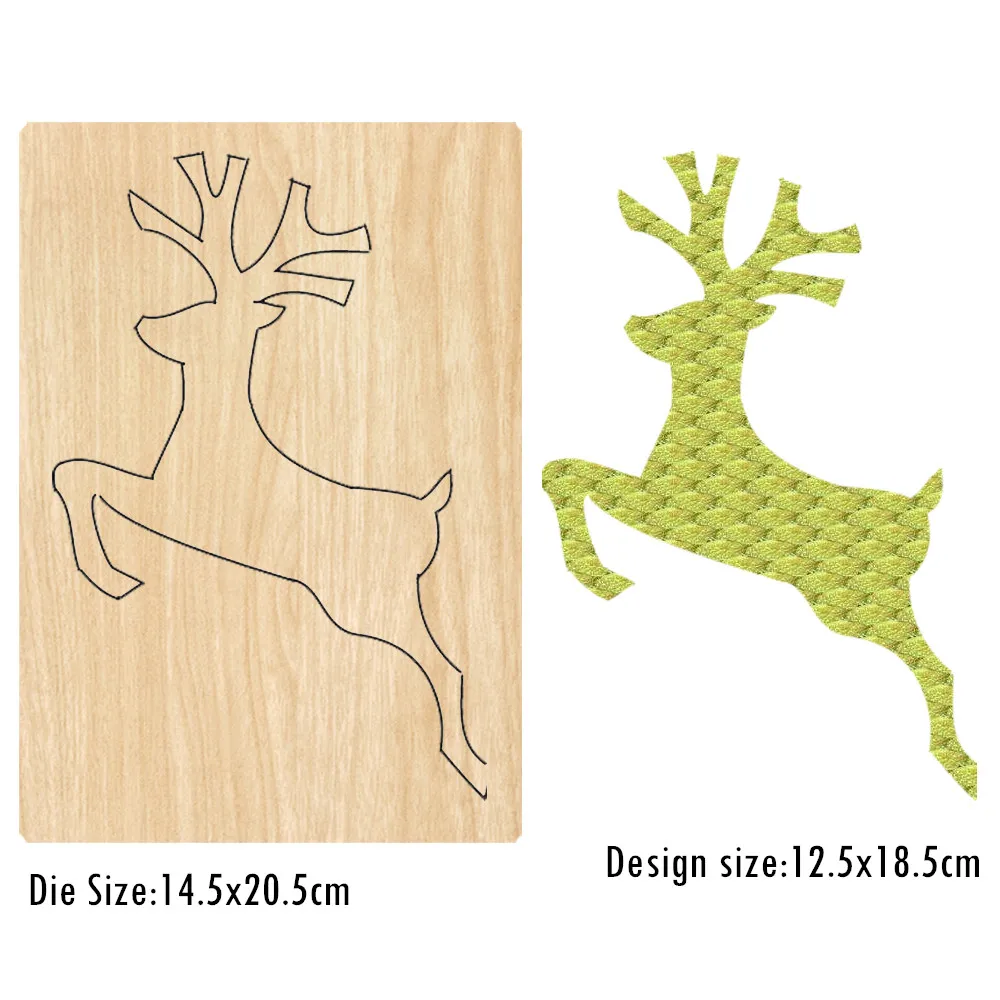 Деревянные Вырубные штампы рождественские стальные резиновые для изготовления