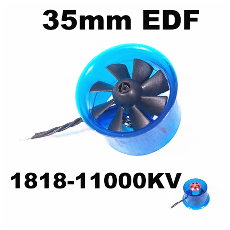 EDF HL3508 1818-11000KV бесщеточный мотор 35 мм 8-клинка импеллер Мощность Системы для RC