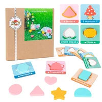 creative puzzle shape matching toy safe and environmentally friendly wooden matching board geometric element montessori %d0%b8%d0%b3%d1%80%d1%83%d1%88%d0%ba%d0%b8