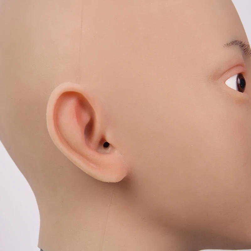 Силиконовая Реалистичная женская маска на голову для Хэллоуина танцев