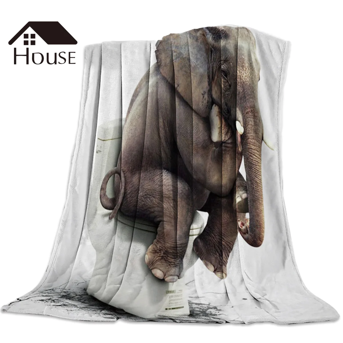 Африканские и индийские искусственные мягкие флисовые простыни с забавным