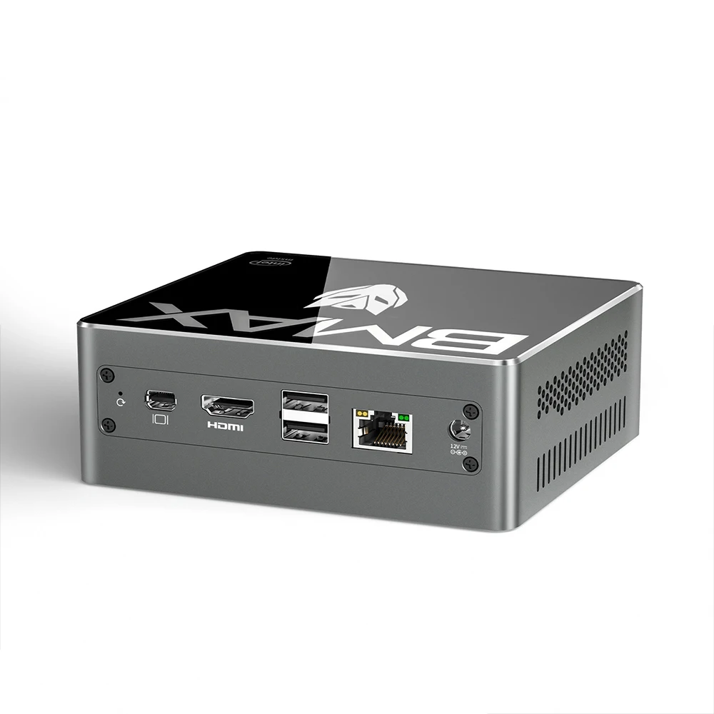 Мини-ПК BMAX B3 Windows 10 Pro Intel i3-5005U 8 ГБ ОЗУ 128 ГБ/256 ГБ/512 Гб SSD двойной Wi-Fi 1000M LAN 4K