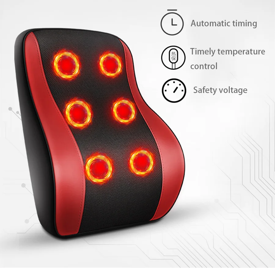 S образная подушка для массажа шеи многофункциональный массажер спины и талии