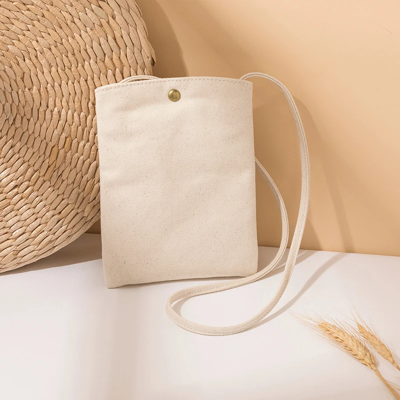 Ins Новая летняя Холщовая Сумка на мобильный телефон мини-сумка-мессенджер