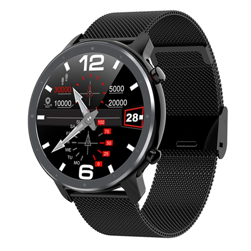 

Microwear L11 Ultra Thin HD Screen Weather Display Music Smartwatch ECG Heart Rate Monitor bluetooth Smart Watch VS L8 HL2