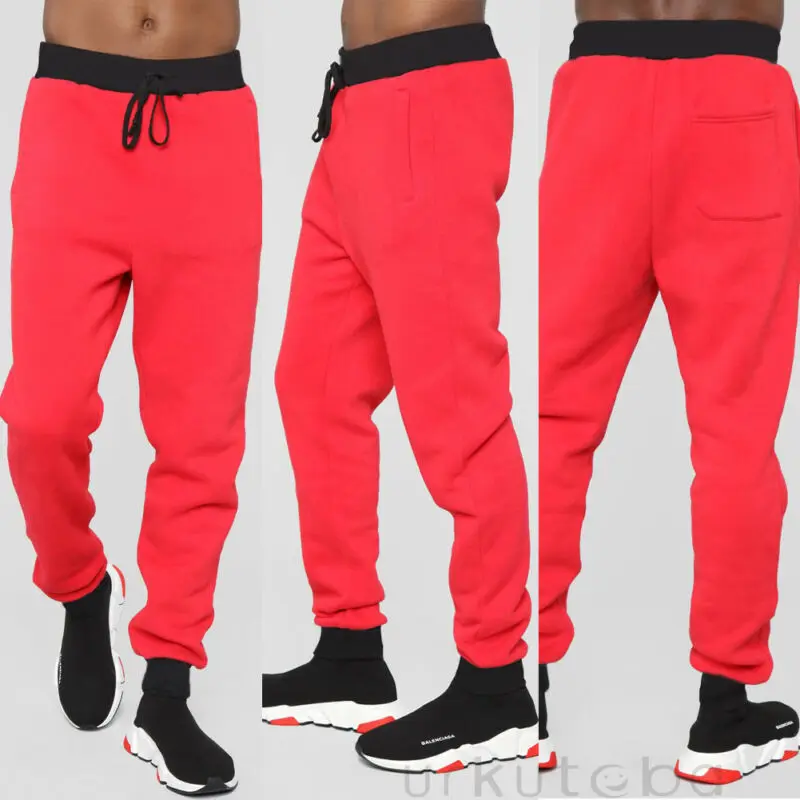 Mens Sport Trousers Sweat Pants Jogging Joggers Tracksuit Hiphop Casual Bottoms | Мужская одежда