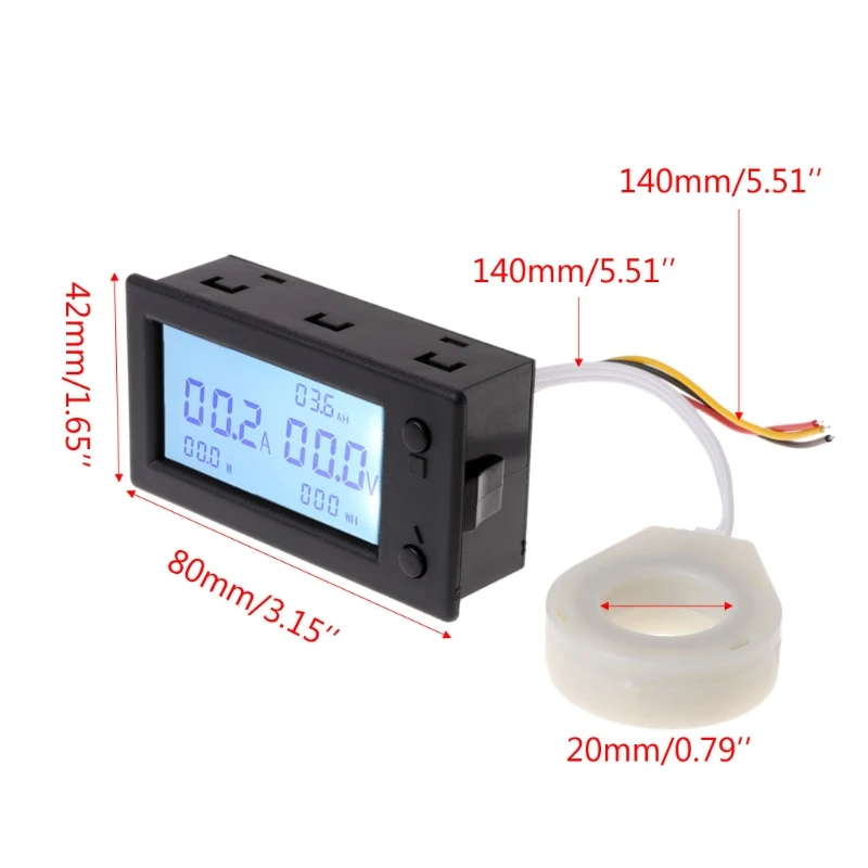 

DC300V 100A 200A 400A Hall Effect Coulometer Digital Voltmeter Ammeter Sensor