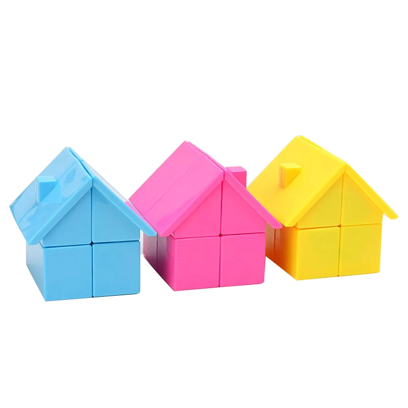 Newest YJ YongJun House 2x2 Cube Magic Puzzle Intelligence Interesting Cube Learning&Educational Cubo magico Toys as a gift