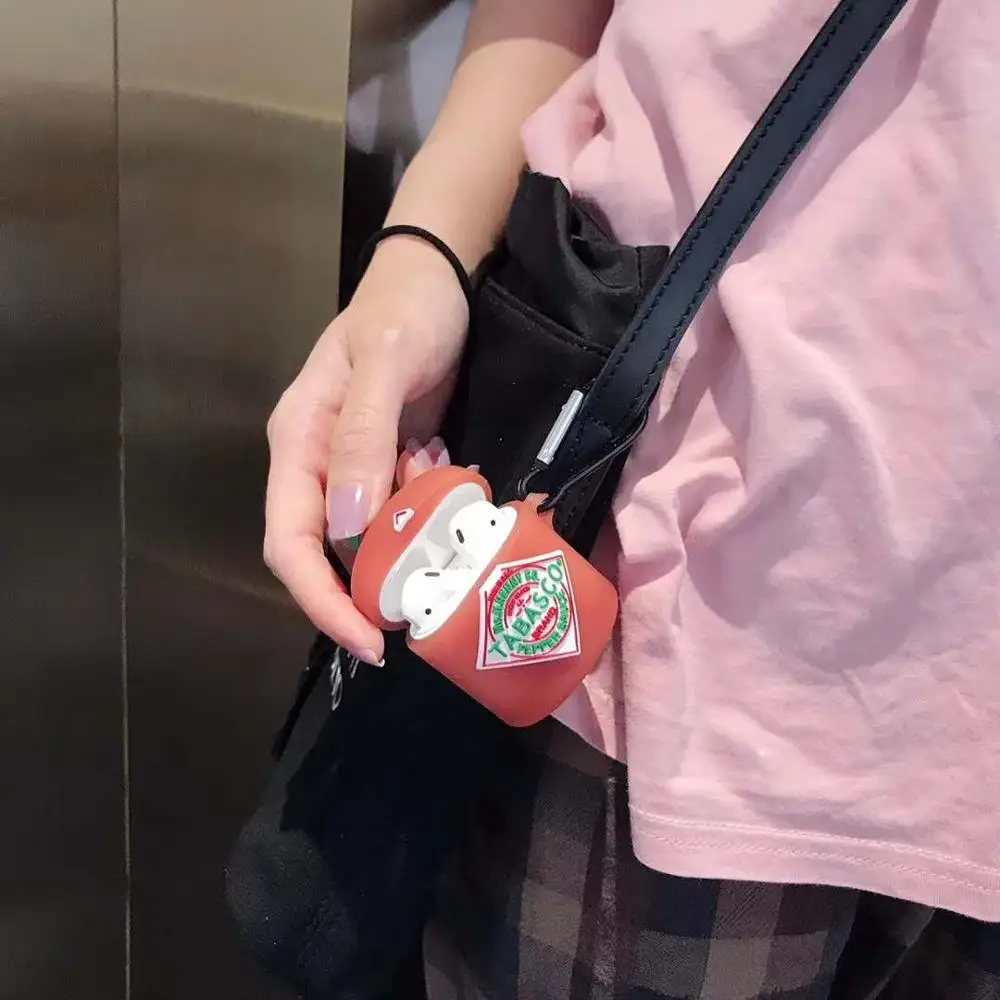 Чехол mcilhenny Tabasco для AirPods 1 2 pro мягкий силиконовый защитный чехол наушников |