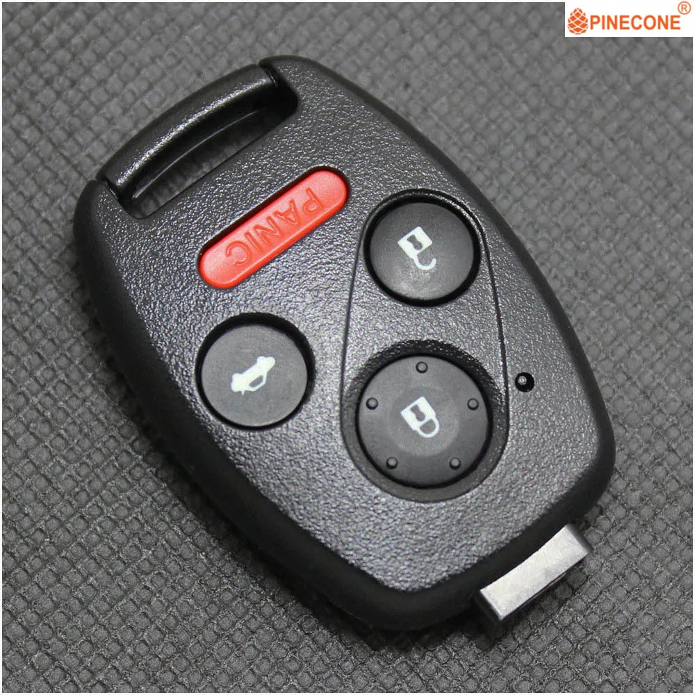 PINECONE для Honda Accord Civic Crv Cr v Odyssey Чехол автомобильного ключа пилота 3 + 1 кнопки не