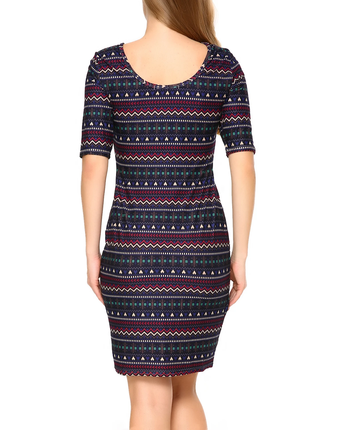 Женское платье-карандаш с круглым вырезом винтажное облегающее платье в стиле