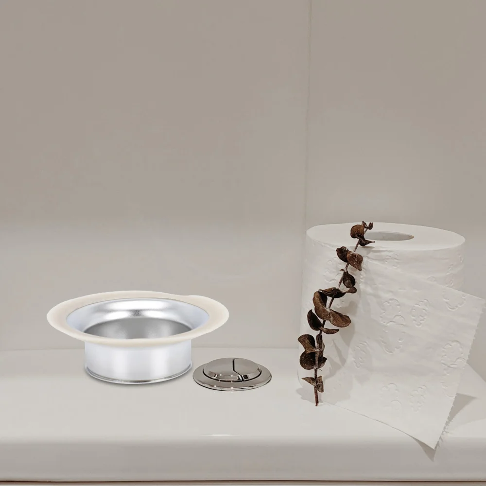 

1Pc Bathroom Deodorization Tool Metal Toilet Rubber Deodorization Cover