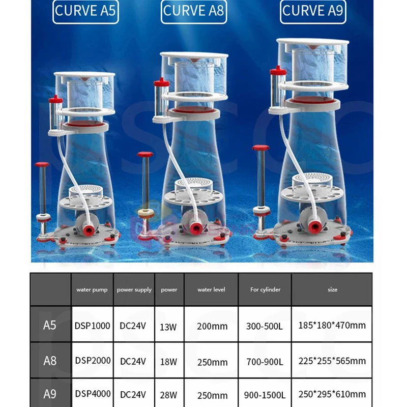 Скиммер Bubble Magus Curve 5/7/9 A5/A8/A9 аквариумные аксессуары для морской воды|Фильтры и