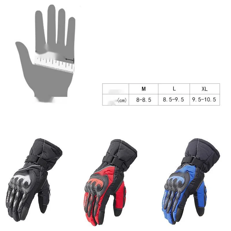 

Sale New Motorcycle Gloves Winter Warm Waterproof Outdoor Sport Ski Skate Motorbiker Motocross Racing Riding Bike