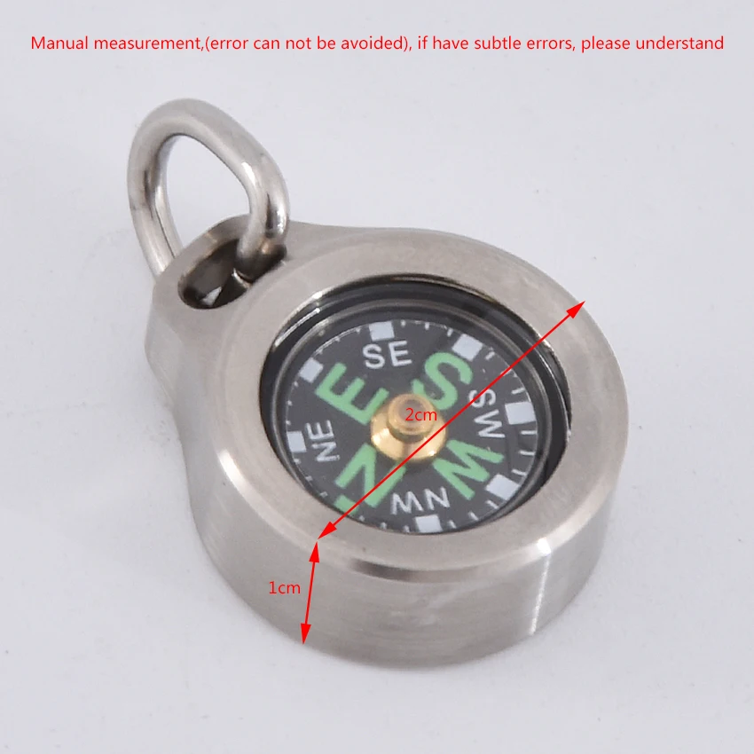 Походный переносной титановый сплав/латунный Карманный Золотой Компас
