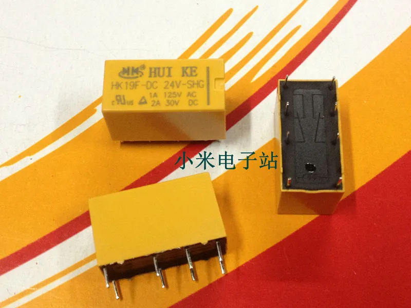 Реле серии HK19F-DC24V-SHG UMG 24 В 2 группы двухполюсное двухходовое 4078 HFD27 HRS2H |