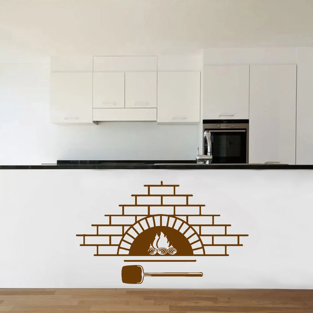 

Виниловая настенная наклейка Bakehouse, наклейки на стену для хлебобулочной печи, самоклеящиеся обои C653 для дизайна интерьера дома