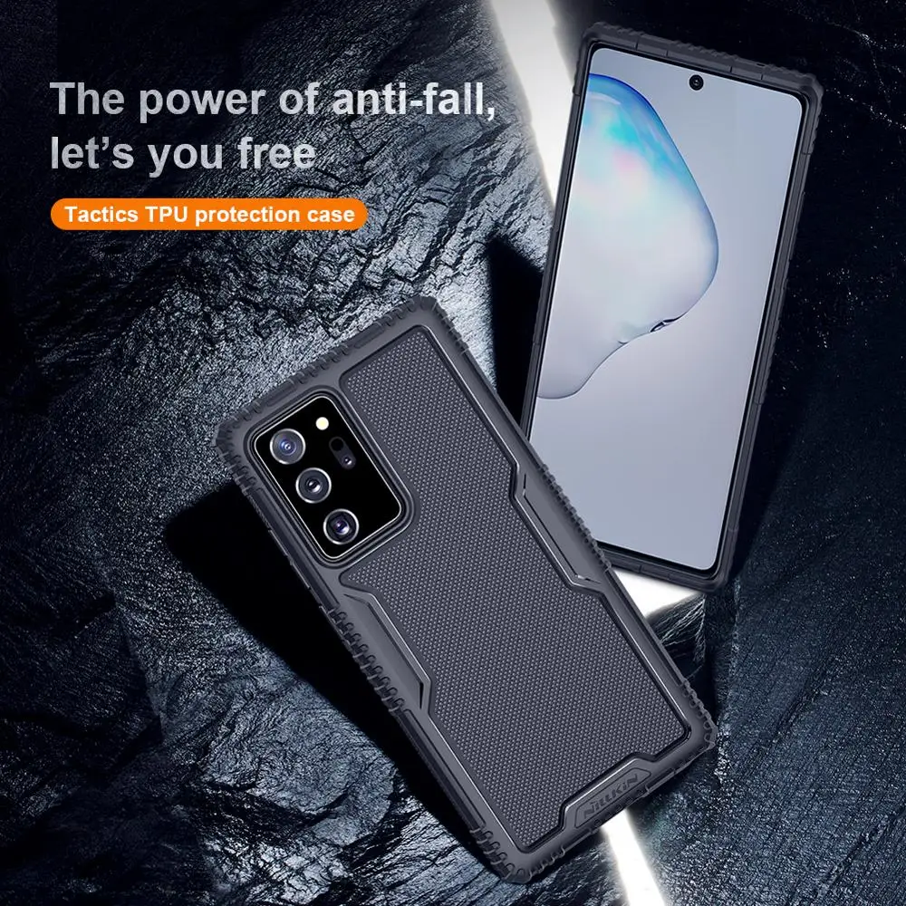 Тактический чехол NILLKIN из ТПУ для телефона Samsung Galaxy Note 20 сверхпрочный