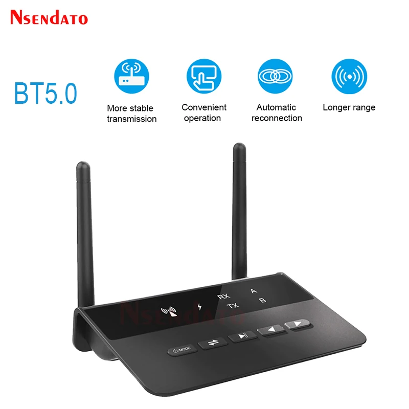 Bluetooth 5 0 аудио RCA приемник передатчик 80 м aptX LL AAC SBC 3 мм Aux беспроводной адаптер