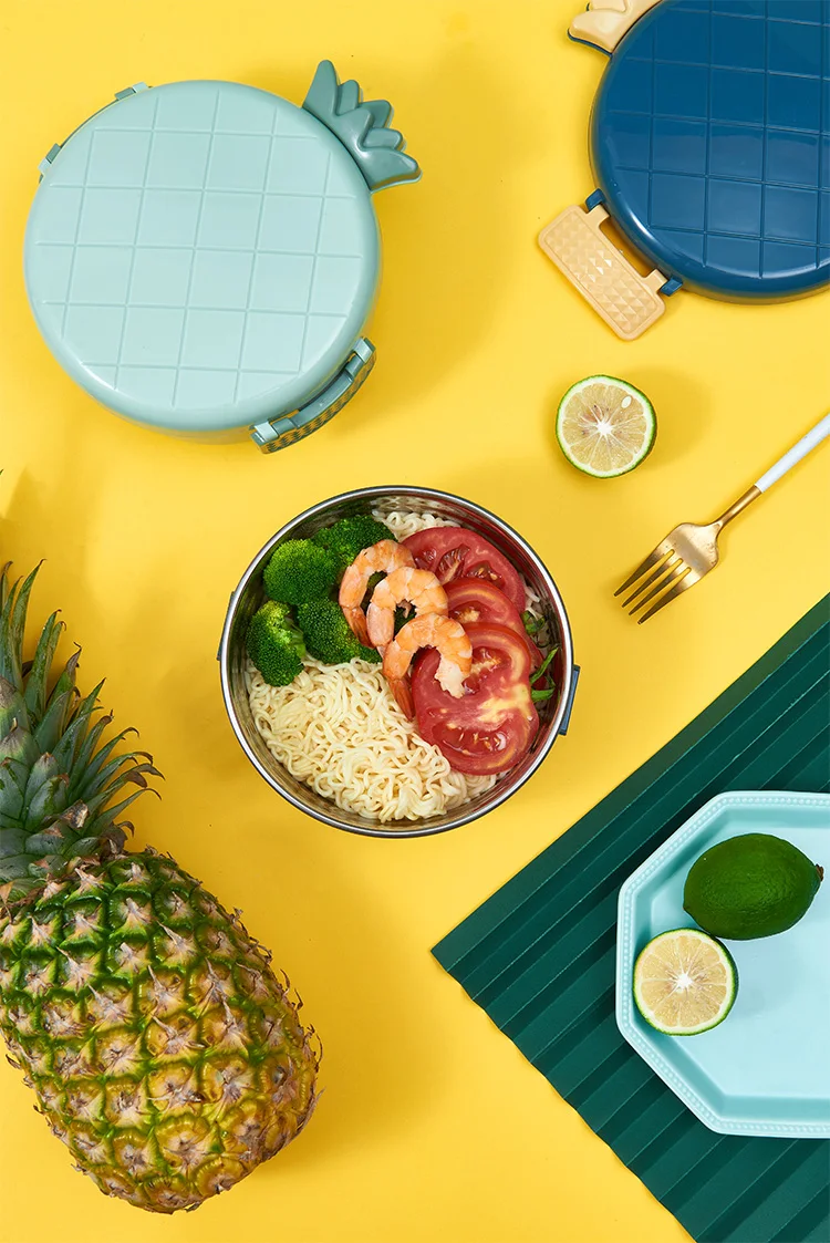 Милый Ланч бокс для девочек пикника Bento Kids нержавеющая сталь теплый контейнер еды