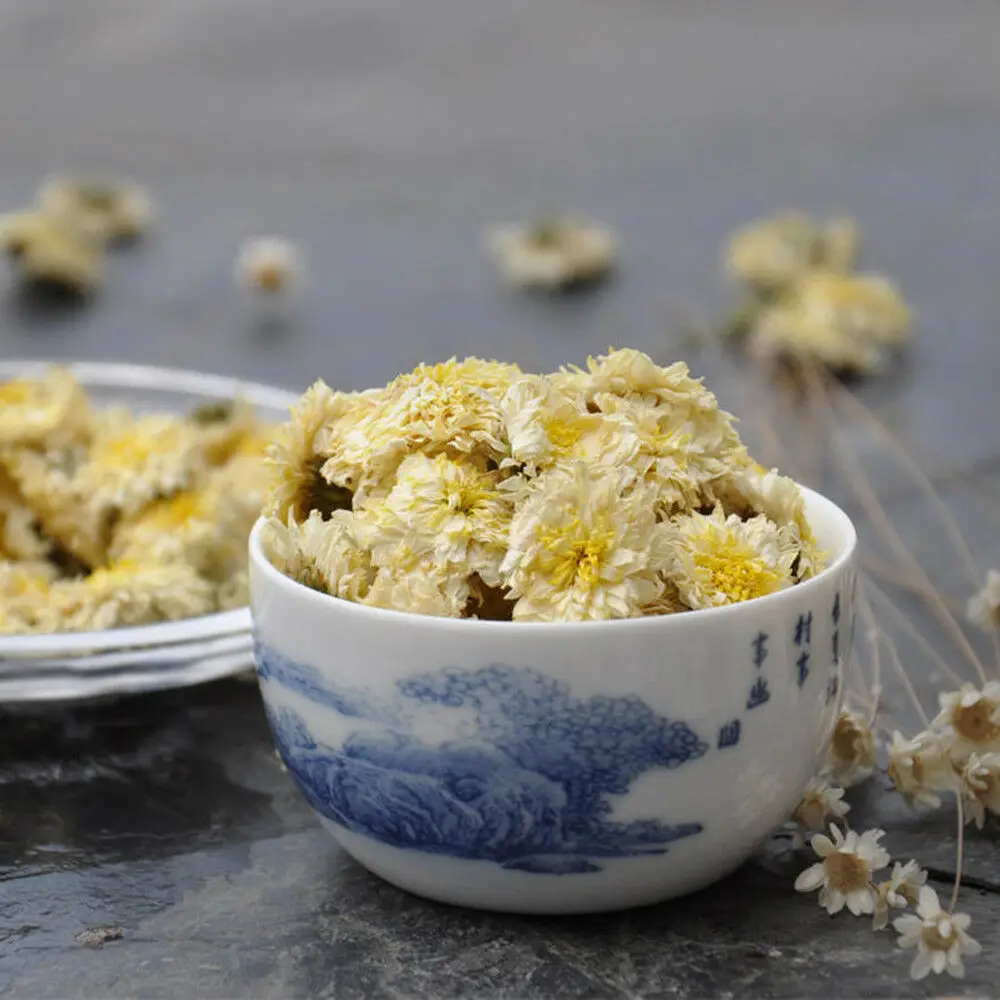 

Huang Shan, белый ароматизированный чай с хризантемой, зеленая еда для здоровья, для похудения, 500 г