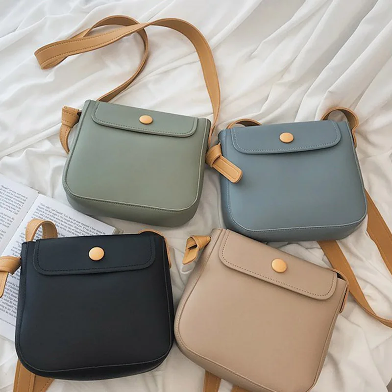 

Women Shoulder Bag Imitation Leather Fashion Ladies Diagonal Bag Lightweight Youth Girl Daily Crossbody Bags Green Simple Style