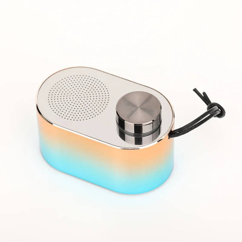 

Outdoor Wireless Speakers Metal Portable Subwoofer Card Mini Bluetooth-compatible Sound Box 3D Stereo Music Home Theater Speaker