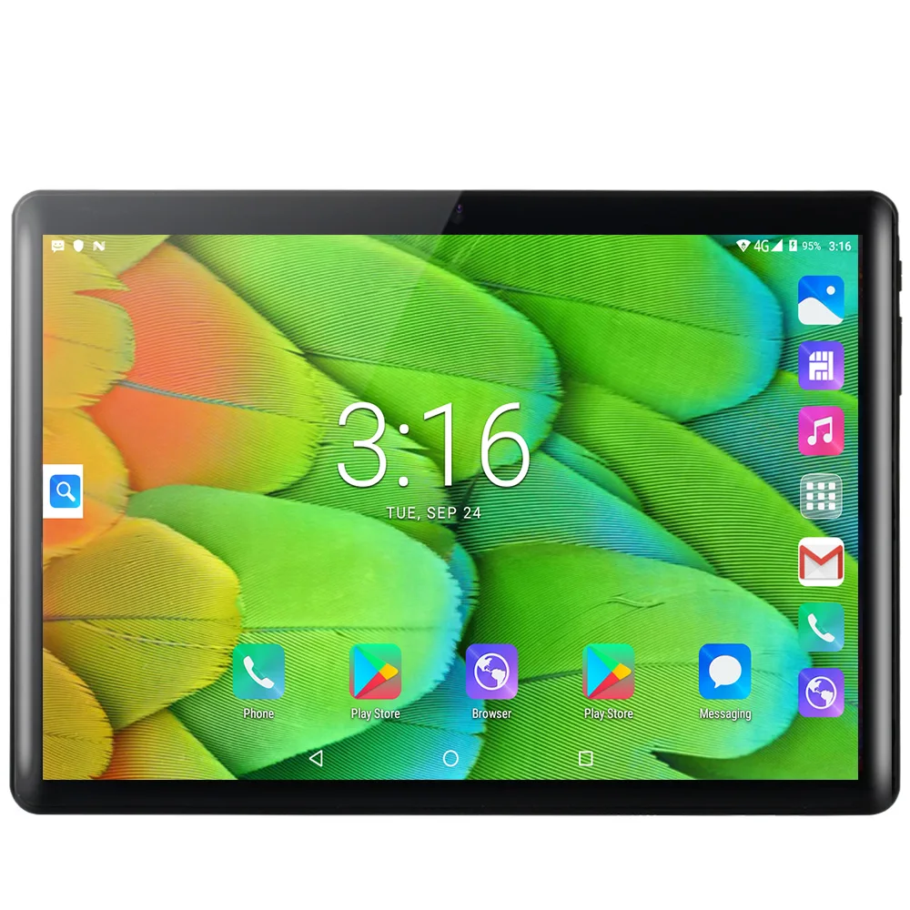 BDF Новый Android 4 планшеты ПК телефон sim карта 10 дюймов 1 Гб + 16 IPS LCD четырехъядерный 5000