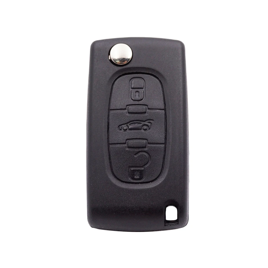 1 шт. для PEUGEOT 207 307cc 308 407 SW 3-кнопочный пульт дистанционного управления флип-брелок