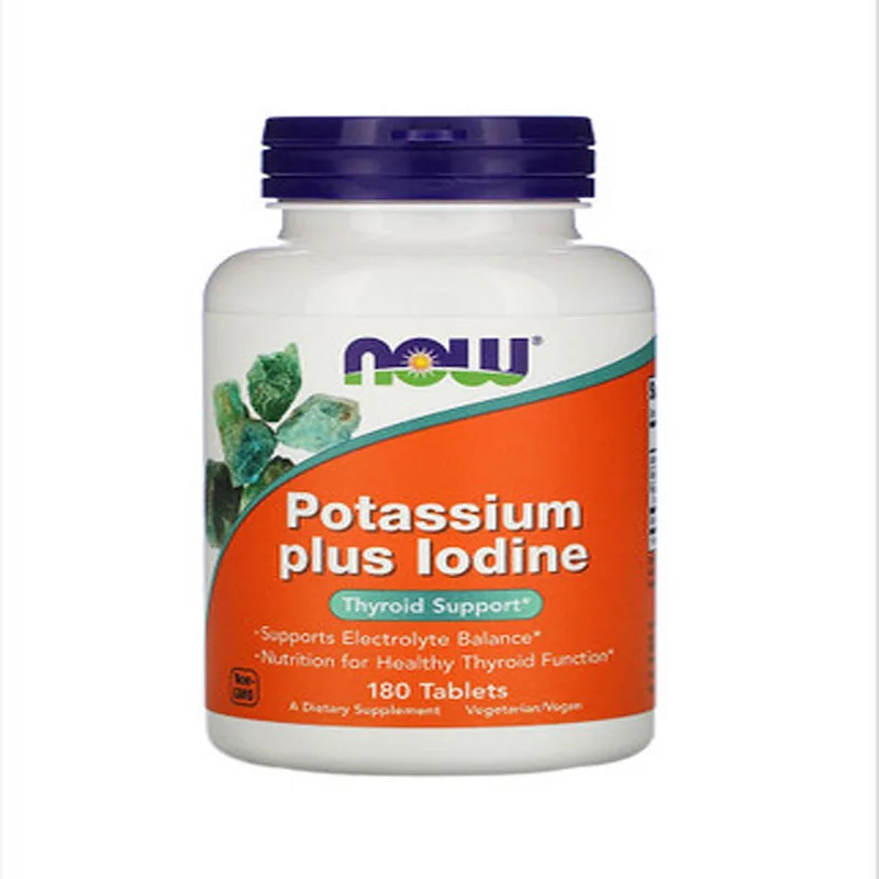 

Free shipping Potassium Pous Lodine 180 capsules Thyroid Support