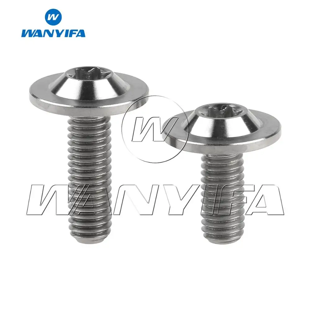 Титановый &quotWanyifa&quot Болт M6x10/15/20 мм Torx T30 Специальное крепление на голову шурупе