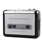 Портативный USB-проигрыватель для кассеты, лента для ПК, старая кассета в MP3 формат, преобразователь, аудиорекордер, устройство записи, плеер с автоматическим обратным переключением