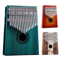 kalimba 17 key acacia walnut keyboard thumb piano portable mahogany accordion musical instruments with tuning hammer beginner